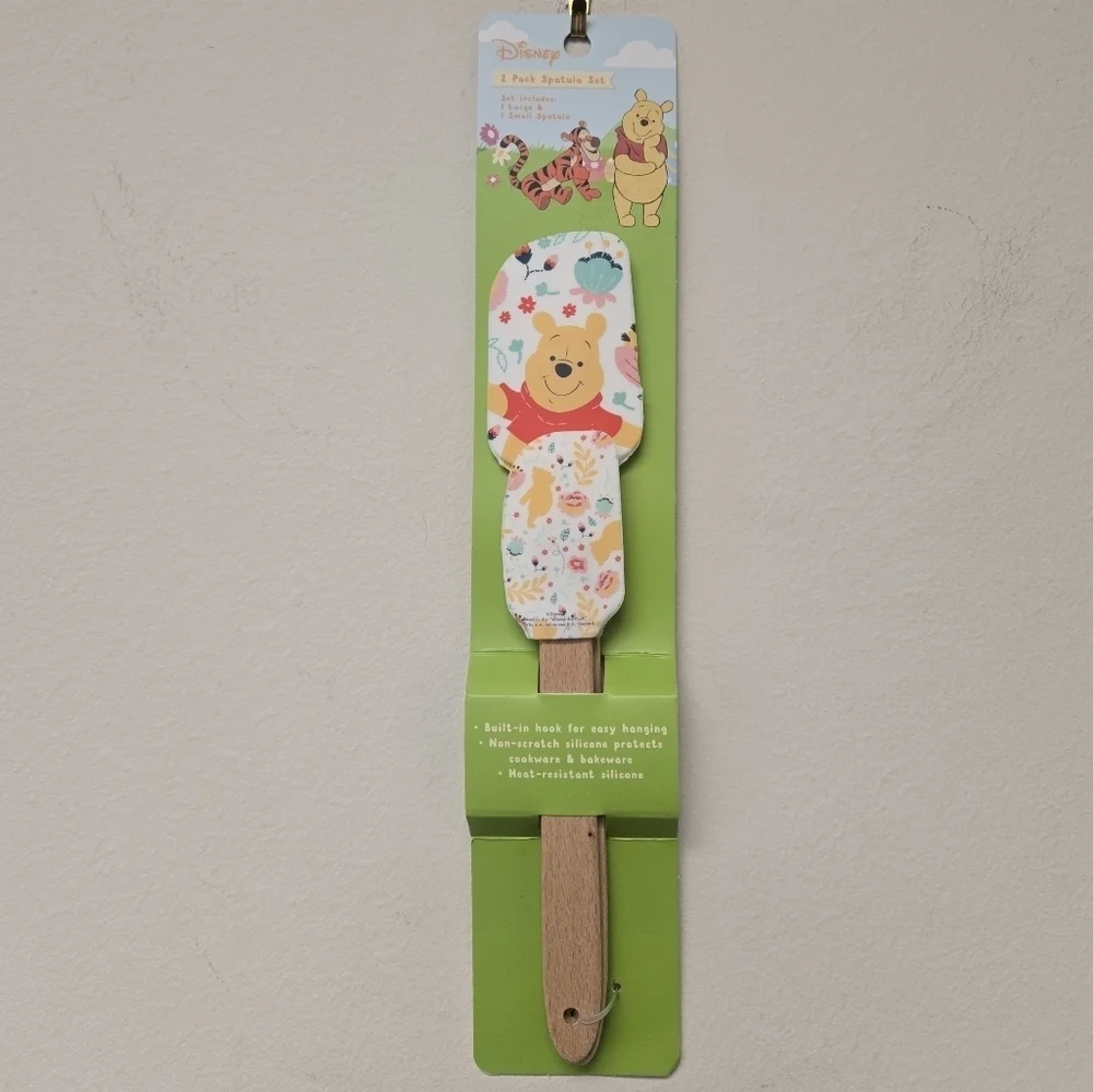 Disney Winnie the Pooh Floral 2 pack Spatula Set